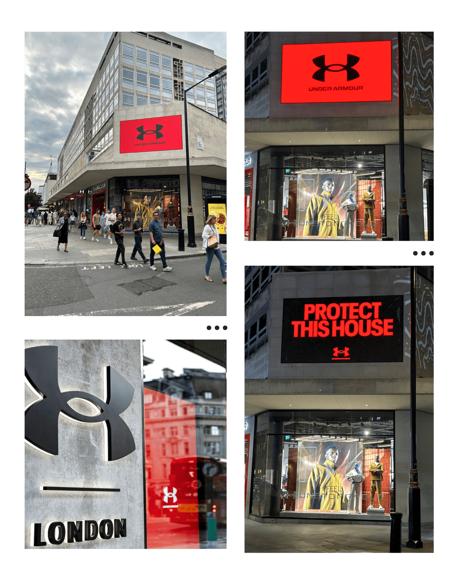 Under Armour Oxford Street London by LEDDREAM Group