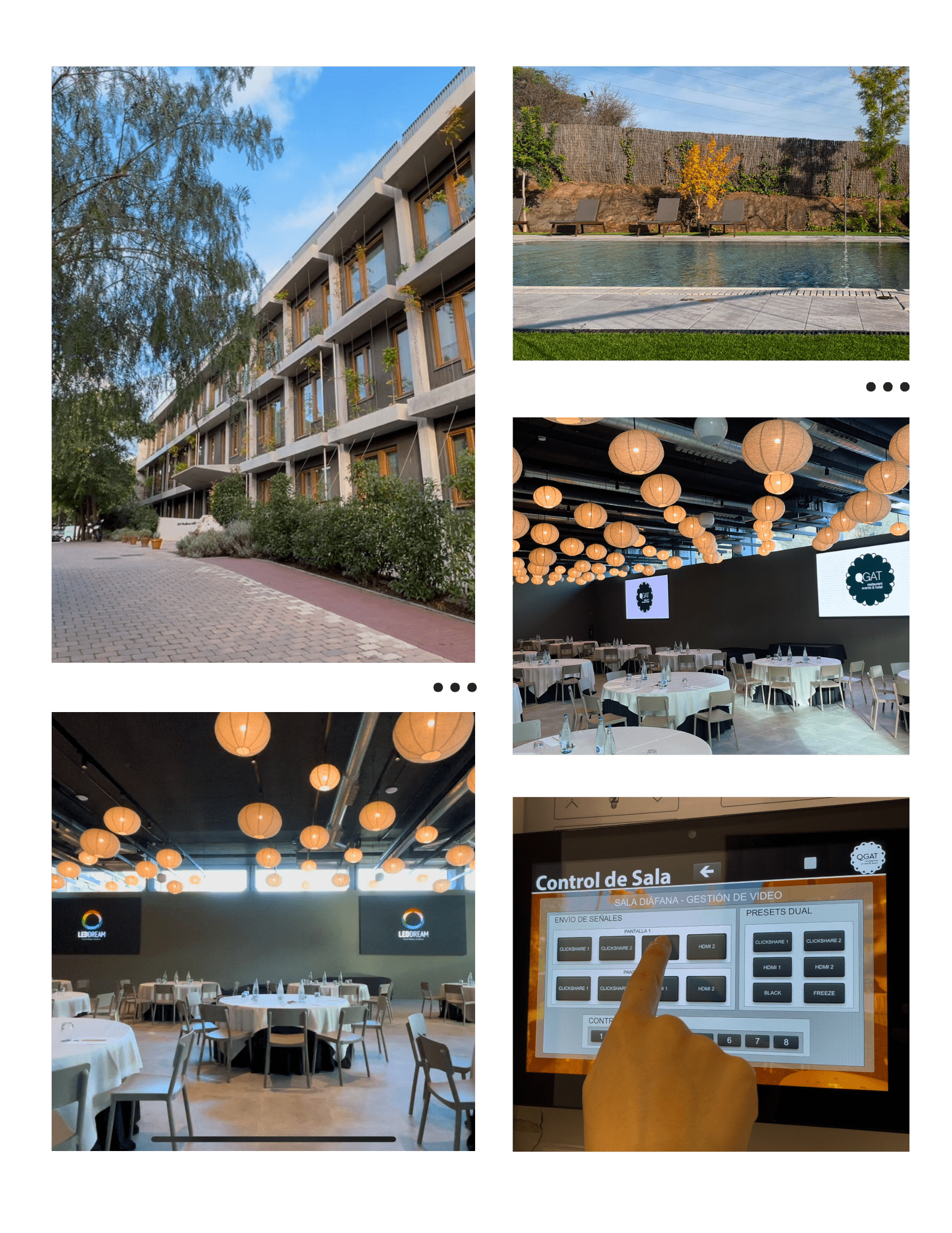 Hotel Qgat by leddream group sector hoteler